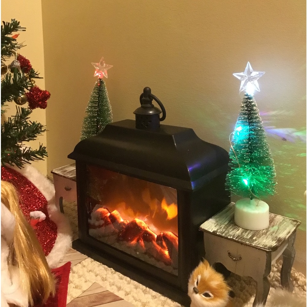 LED FIREPLACE LANTERN 🔥 - Picture 2 of 3